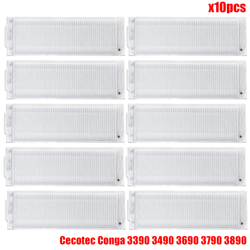 Pour Cecotec Conga 3290 3390 3490 3590 3690 3790 3890 aspirateur vitale Ultra titane filtre Hepa brosse principale pièces en tissu de vadrouille: kaki foncé