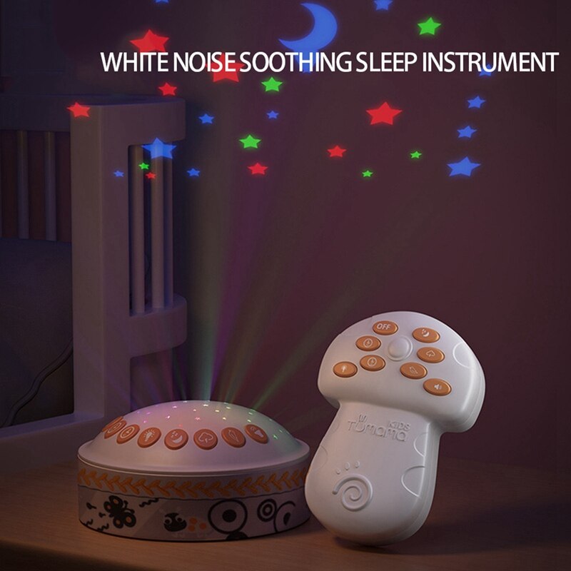 Tumama Nachtlampje Projector Kan Afstandsbediening Timer Auto-Shut Slaap Speelgoed Met Muziek Slaapkamer Slaap Decor Speelgoed Voor kinderen