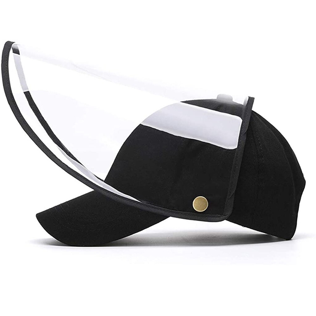 black caps cotton outdoor baseball caps men women cosplay party hats with shield