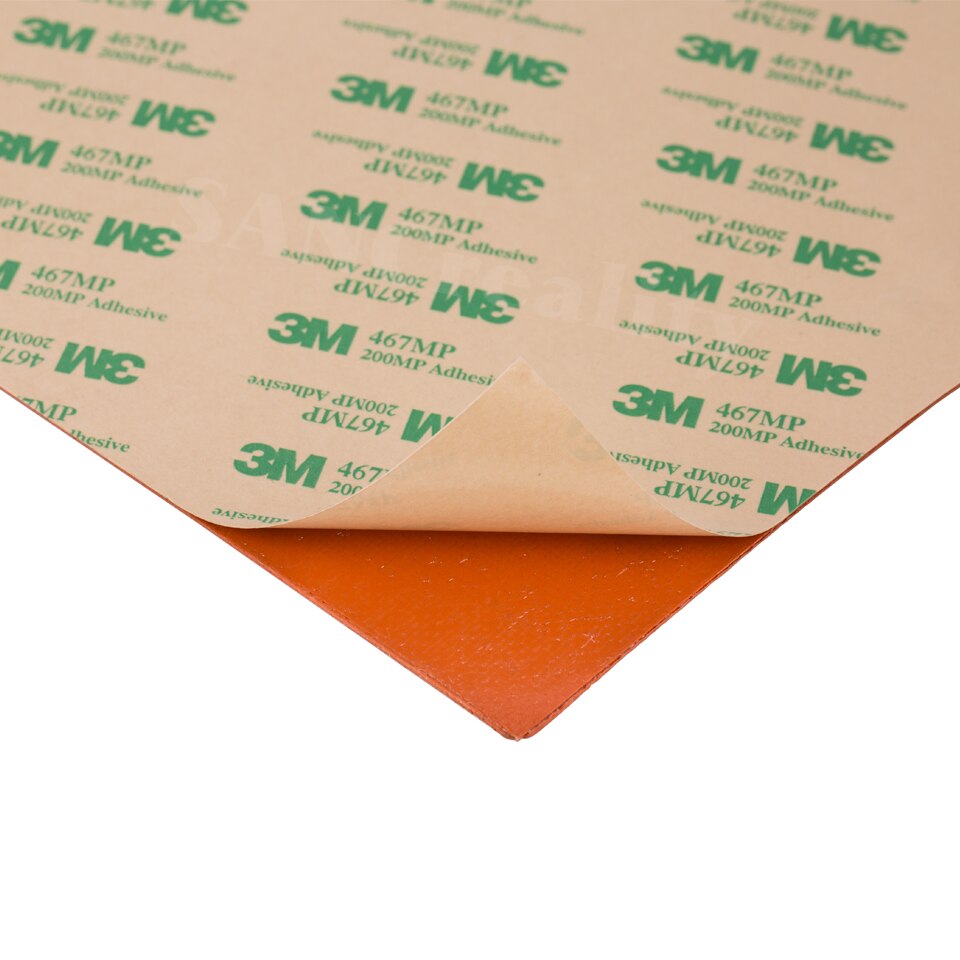 220/300x300/310/235/400mm Silicone Heated Pad Heater Mat For 3D Printer Heating Pads Waterproof Bed Heat Preservation Mat