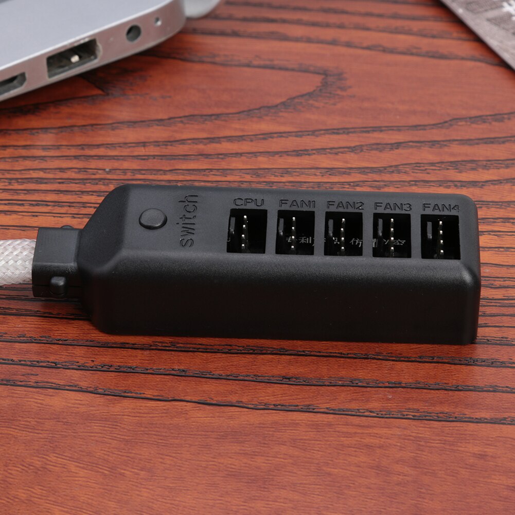 1 to 5 Multi Way Fan HUB 4Pin RGB Cooler Splitter Adapter for Desktop PC Computer Case Chassis 12V CPU