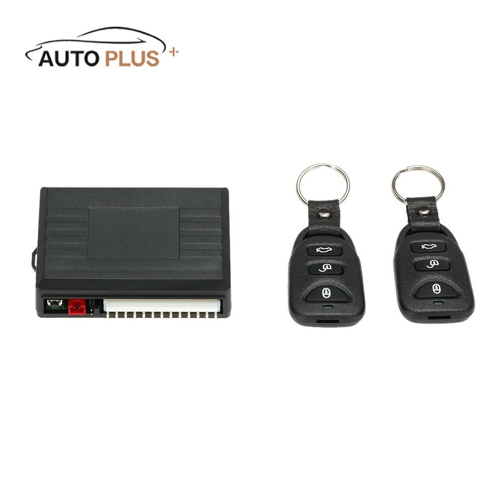 Universal Car Auto Remote Central Control Box Kit Door Lock Locking Keyless Entry System with Trunk Release Button LED Indicate