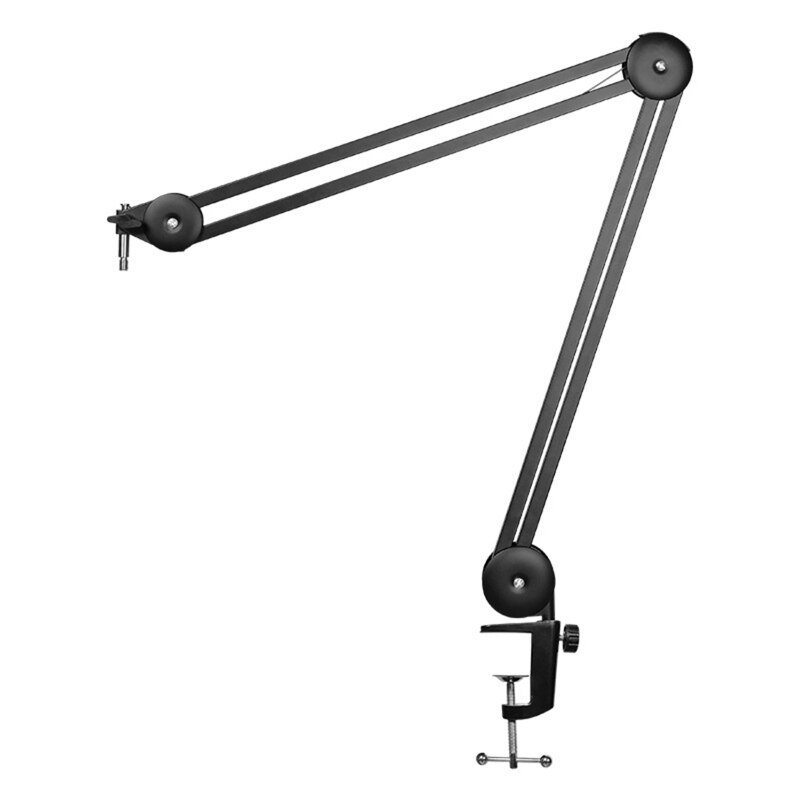 Heavy Duty Microphone Stand Adjustable Suspension Boom Arm with Built-in Spring for Voice Recording Regular Style: Default Title