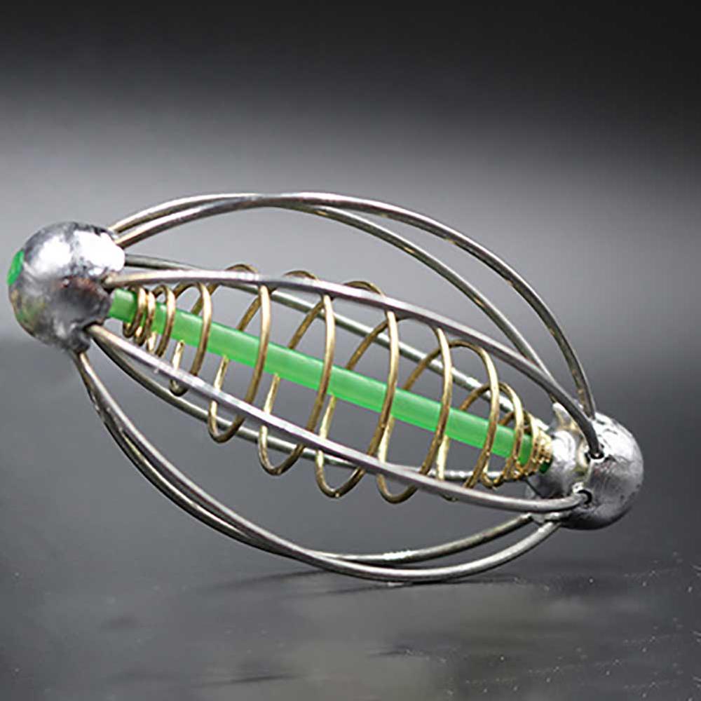 6 Wire Method Carp Fishing Feeder Swim Feeders with Lead Sinker: L