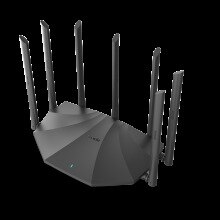 Tenda-router inalámbrico ac23 ac2100, enrutador de 2,4g/5g, 7 antenas, Gigabit, wifi, 2100M, banda Dual, 11ac, versión en inglés (multilingüe)