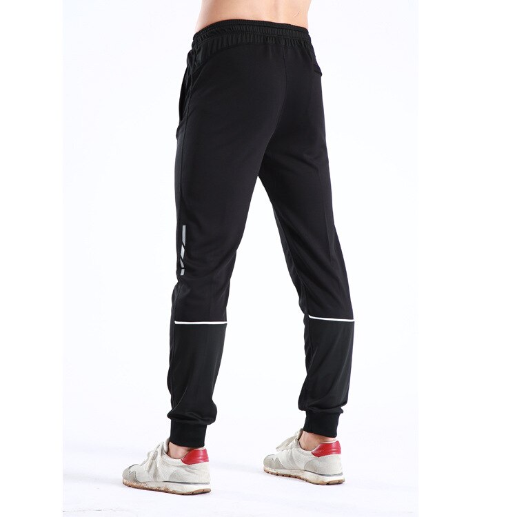 Männer Sport Laufhose Reißverschluss tasche FußBall FußBall Schlauch mann Ausbildung Sport Hosen Leggings Joggen Fitnessstudio Schlauch