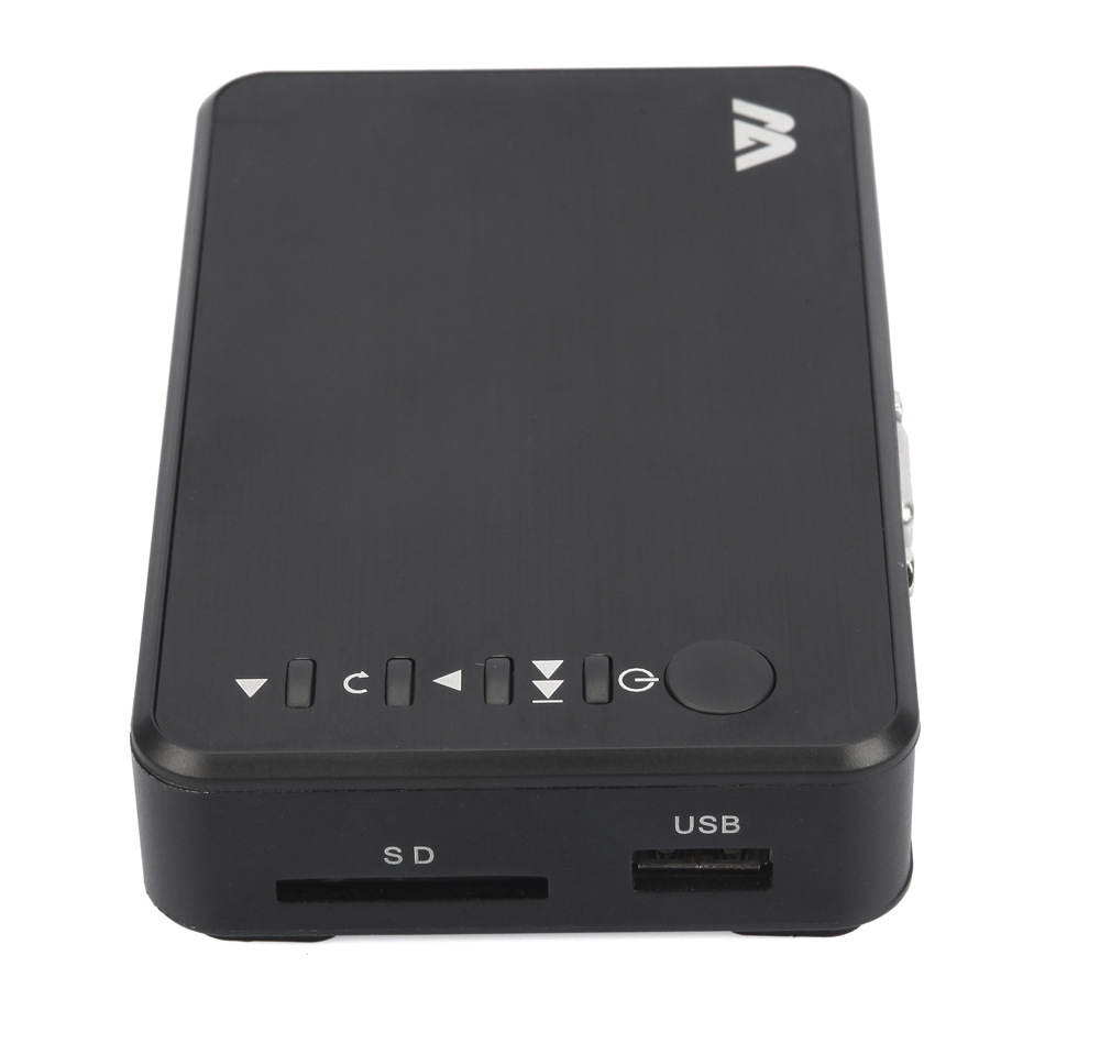 Reproductor multimedia de 1080P leer unidad USB/tarjeta SD con salida HD HDMI/AV/VGA para RMVB/MKV/JPEG etc con Control remoto