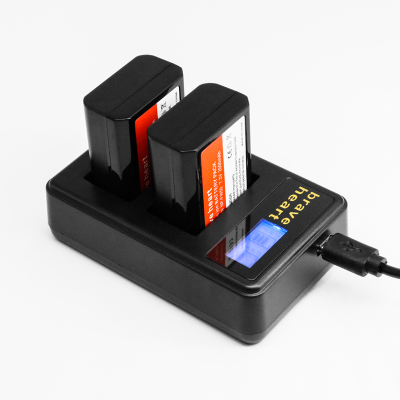 Np -fw50 usb dobbelt oplader +4x np  fw50 batterier til sony nex -5 nex -7 slt -a55 a33 a55 a37 a3000 a5000 a5100 a6000 a6300 a7000