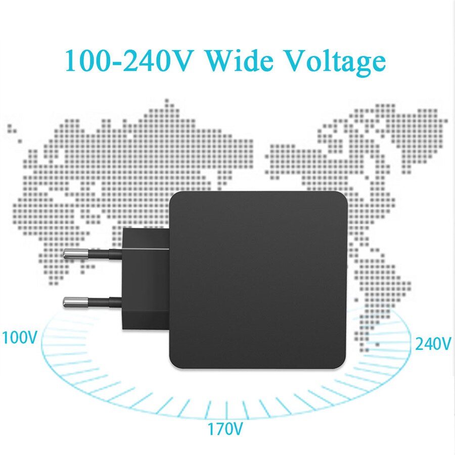 65w usb c ac adapter oplader til lenovo yoga 370 7... – Vicedeal