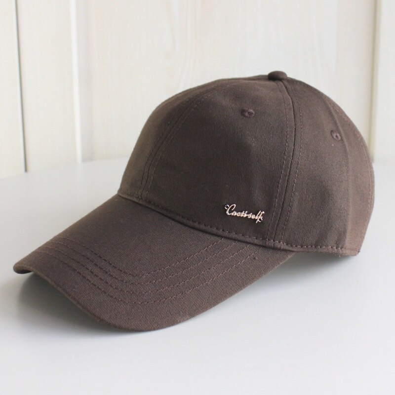 9cm long visor large head Man Big Size Causal Peaked Hats Cool Fishing Hat Man Plus Size Baseball Caps 55-60cm 60-66cm: Brown / 56-60cm