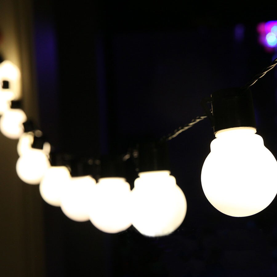 2.5m tuinlampen op zonne-energie, 10 stuks, 5cm grote balfeeën, zonne-energie, slinger voor buiten,  ip65 waterdichte