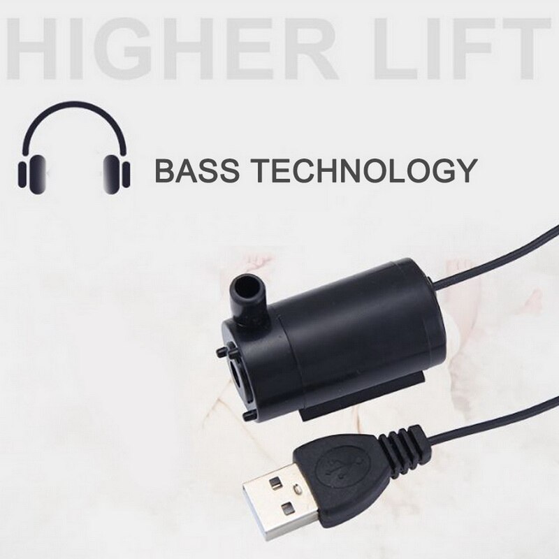 DC 5V USB Low Noise Brushless Motor Pump120L/H Mini Micro Submersible Water Pump For Diy Kit