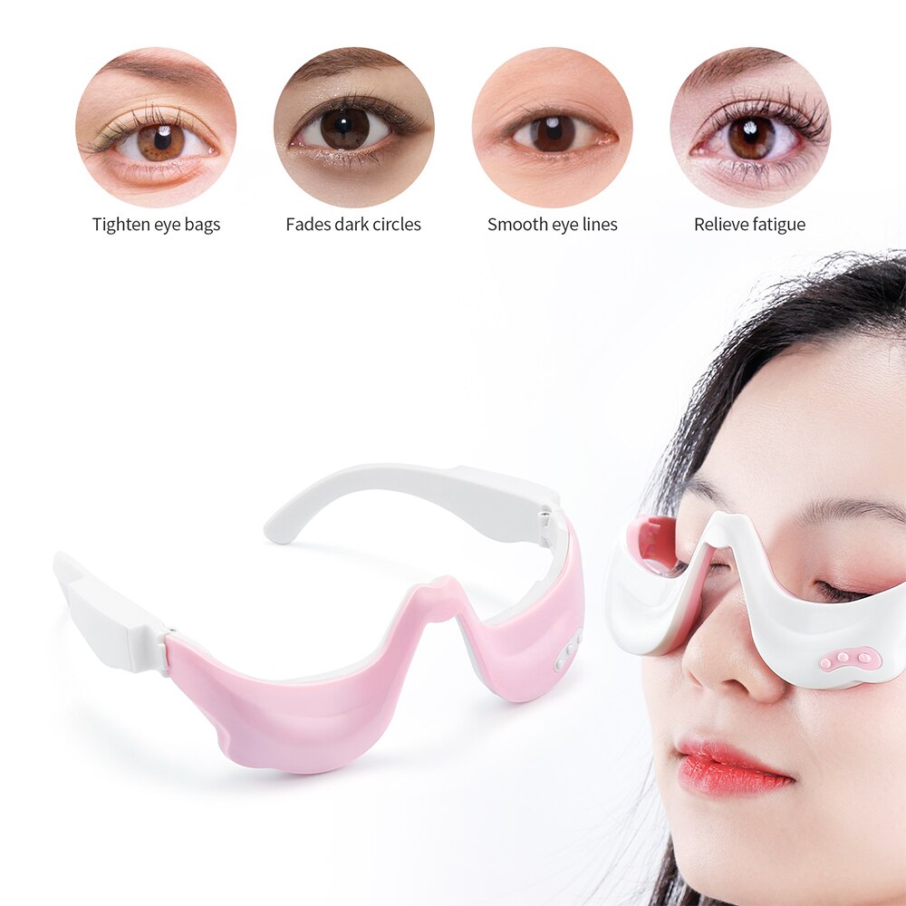 ems Mikro Strom Puls Auge Massagegerät Heizung Therapie Verblasst Dunkle Kreis Tighte Auge Haut Durchblutung Auge Pflege Schönheit Gerät