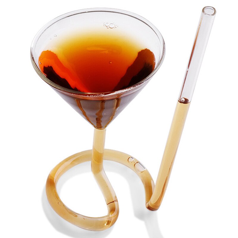 Verre à vin rotatif à longue queue, pour Cocktail, Martini Vampire , verre à vin moléculaire