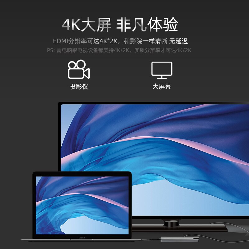 8 w 1 rodzaj-c piasta USB PD 3.0 USB-C Centrum stacja dokująca zgodna z HDMI TF ładowarka PD piasta stacja dokująca ładowarki
