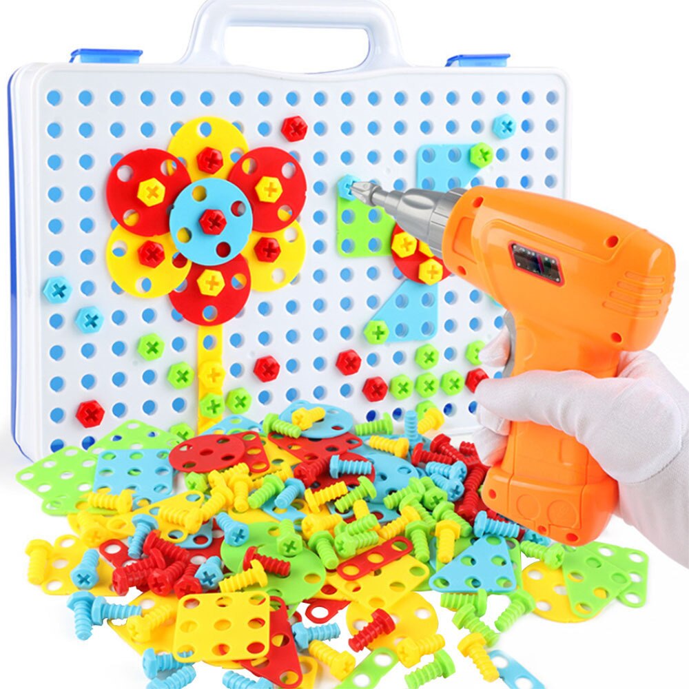 Simulation Elektrische Toolbox Kit Kinder Spielzeug Demontage Werkzeuge Bau Spielzeug Pädagogisches Spielzeug Block Spiele Für Kinder