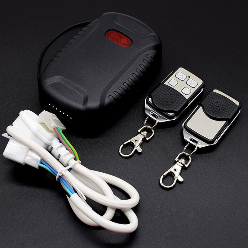 Elektrisk garageport/rullgardinsdörr/rullport/fjärrkontroll mottagare kedjemaskin 433 mhz 220v ac