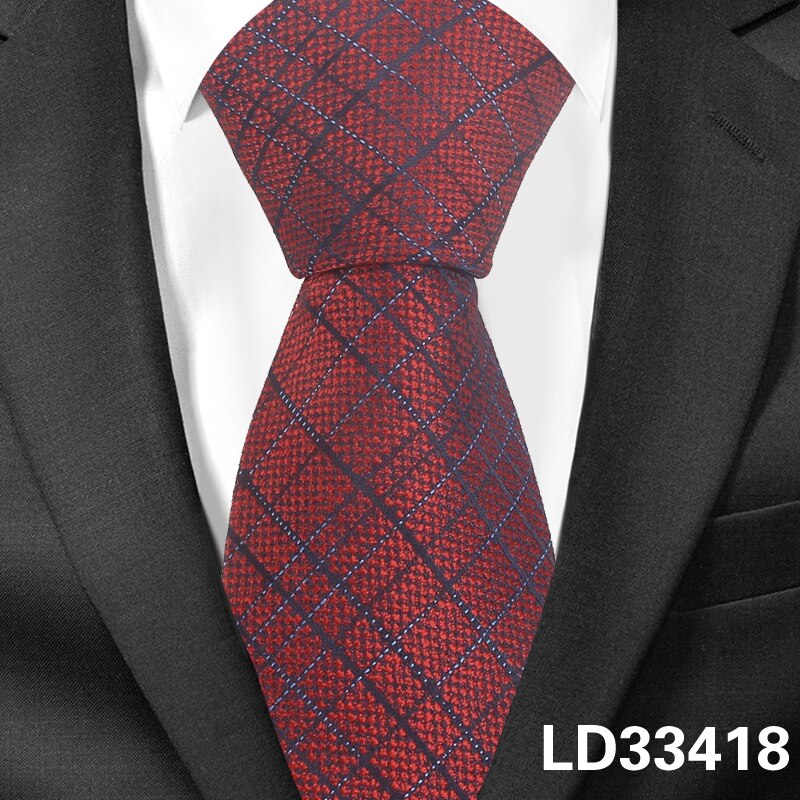 Stripete slips for menn kvinner jacquard floral hals slips for bryllup business dresser magert slips slank menn slips gravatas: Ld33418