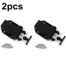 Black Push To Open Door Catch Wardrobe Bookcase Cabinet Touch Latch Release