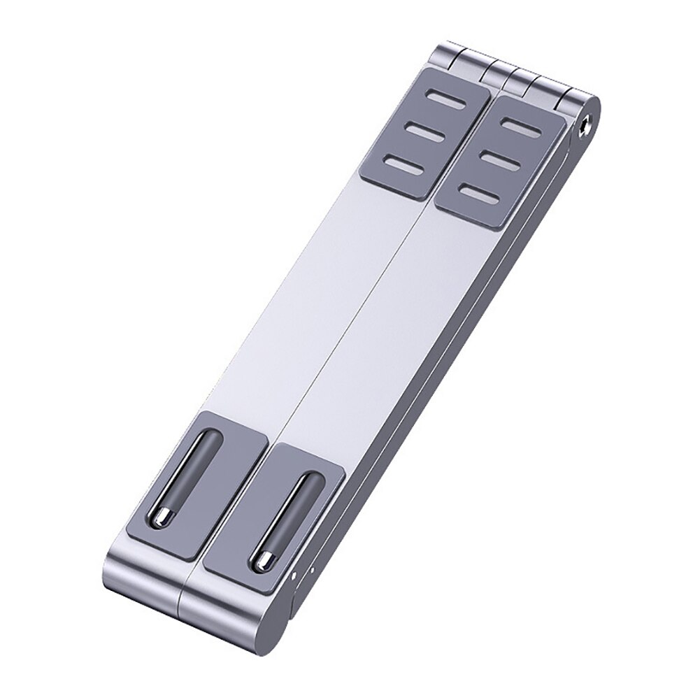 Aluminum Laptop Stand Ergonomic Laptop Tray Adjustable Cooling Laptop Stand Base Lifter For Notebook Computer Tablet Ventilation: Red