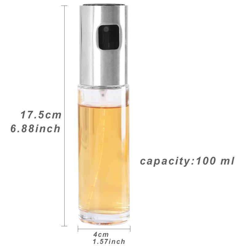 Keuken Bakken Olie Kok Olie Spray Lege Fles Azijn Fles Olie Dispenser Koken Tool Salade Bbq Koken Glas Olie Spuit