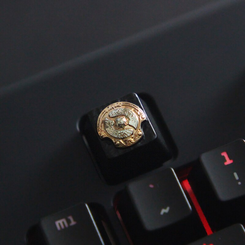 Keycap 1 pcs Dota2 Zinc-aluminum key cap mechanical keyboard keycaps for personalization,R4 Keycap height