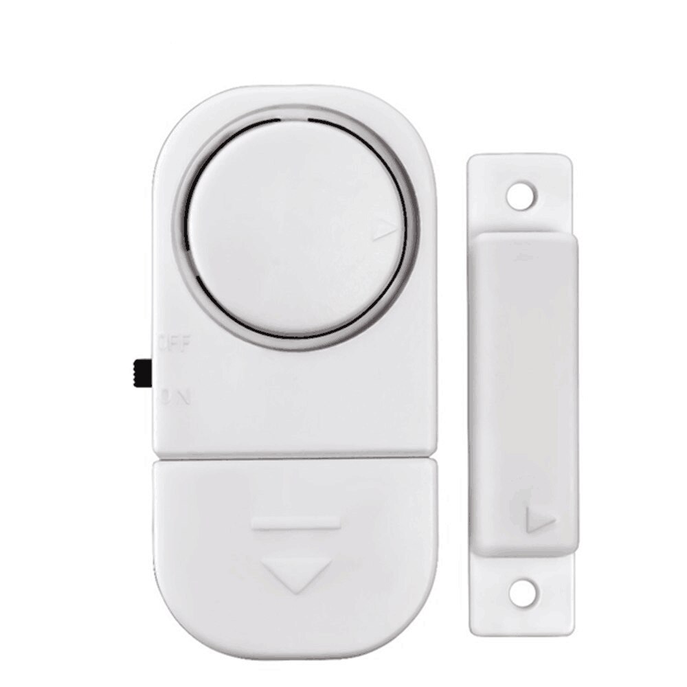 Fuers Wireless Home Security Door Window Entry Alarm Warning System 105db Built-in Siren Magnetic Sensor