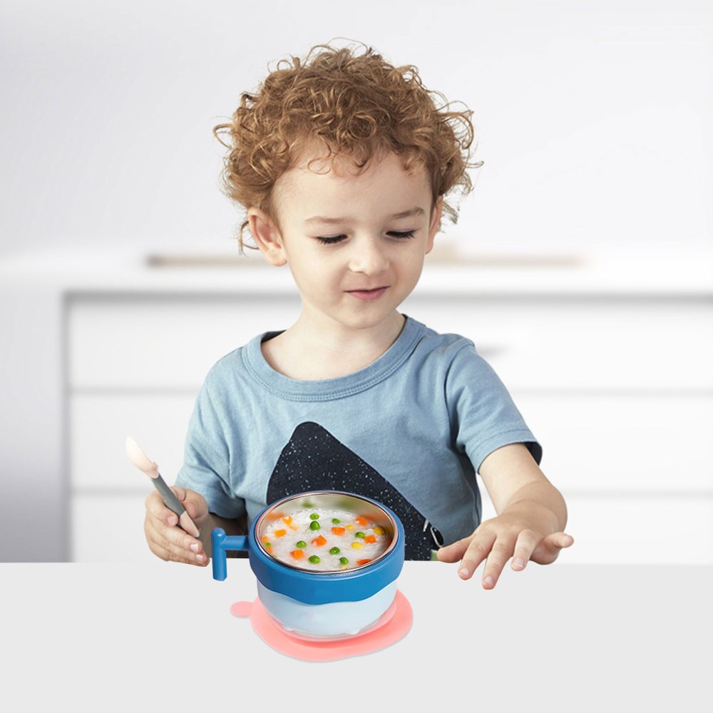 1pc utensílios de mesa otário bebê ventosa esteira de alimentação de silicone antiderrapante