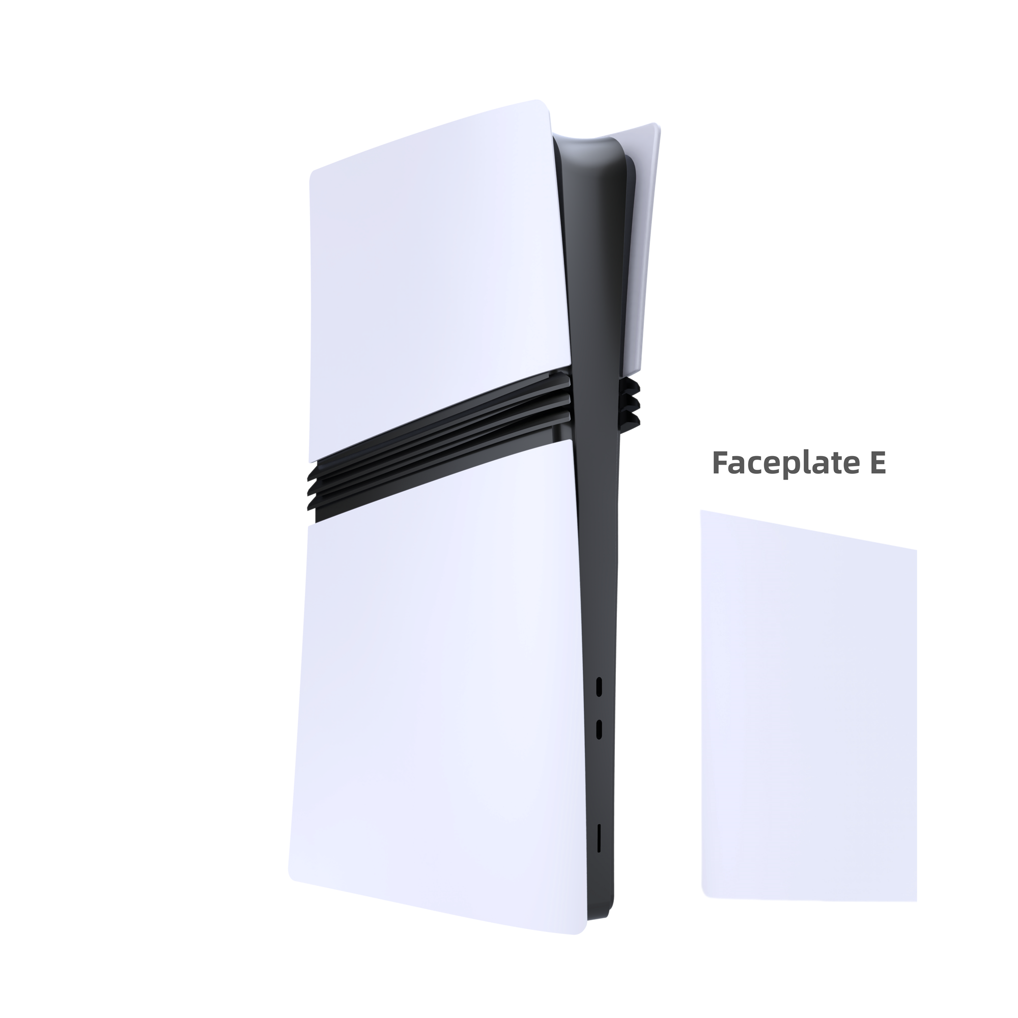 Plaque frontale de remplacement pour PS5 Pro PS5, boîtier mince, coque latérale anti-poussière pour accessoires de Console PS5 Slim/Pro