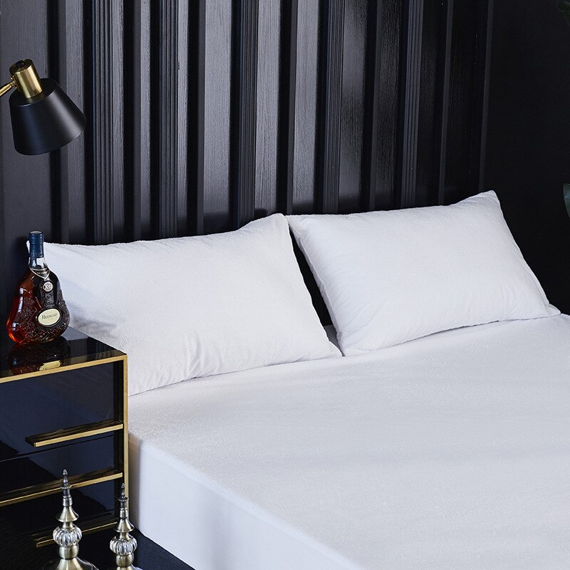 Waterproof Mattress Protector Beds Cover for Kids Adults Flat and Fit Lightweight Soft Sheets Bedspread on The Bed