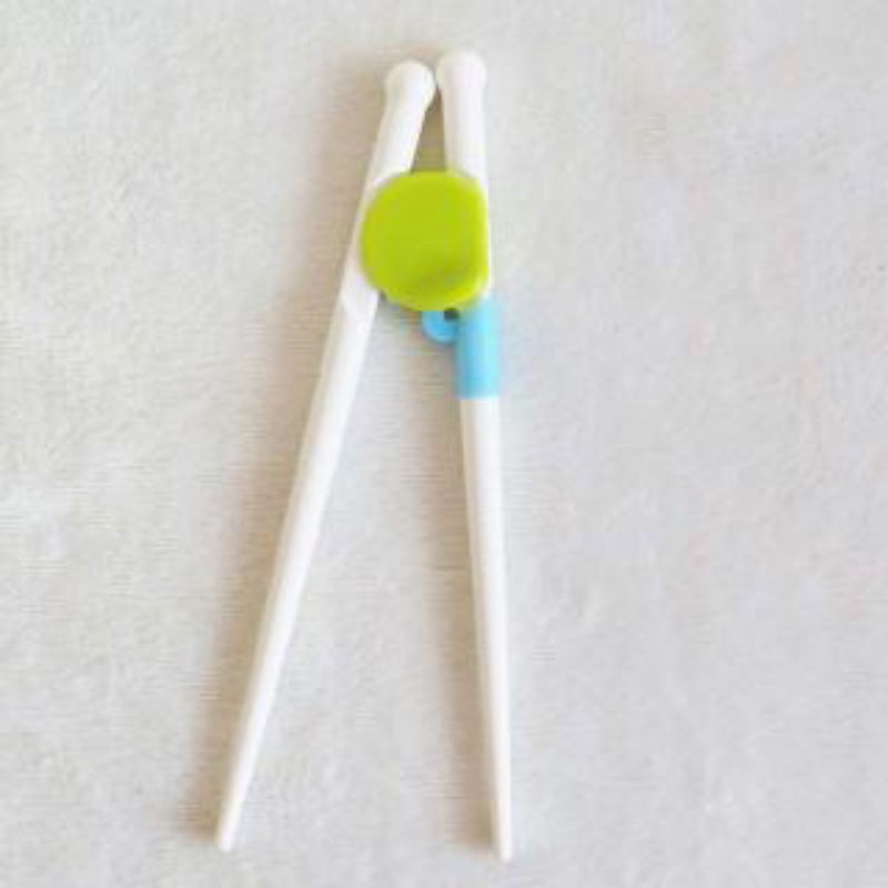 Kinderen Servies Leren Eetstokjes Brede Kop Te Klem Praktijk Eetstokjes Baby Smart Eetstokjes Training Eetstokjes: Green