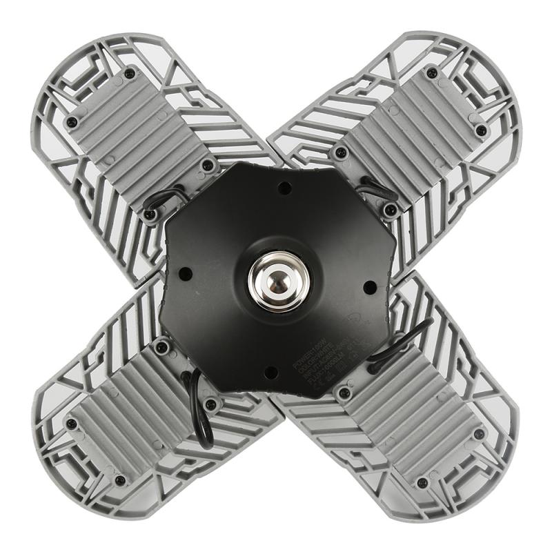 120W 192 LED Garage Shop Work Light 12000lm Ceiling Fixture Deformable Lamp for Garage Workshop