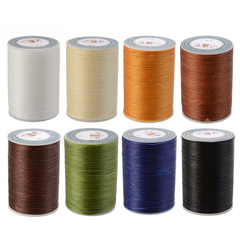 0.8mm Waxed Thread Repair Cord String Naaien Lederen Hand Wax Stiksels DIY Draad Voor Case Arts Ambachten Mayitr Handwerk tool