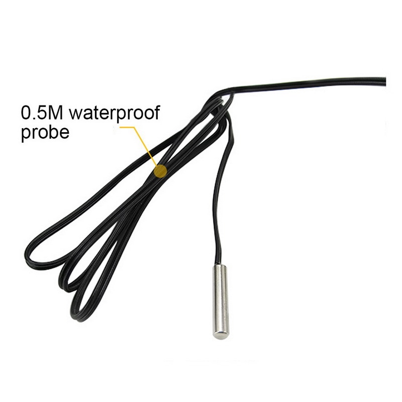 Dual LED Thermostat DC12V Mini Regulator Digital Temperature Controller For Incubator Temp Control Switch Plate XH-W1219