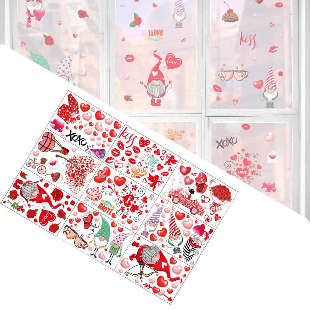 1 Set Window Stickers Window Decal Wall Decals Window Decorations Removable Self-adhesive Glass Sticker DIY Wall Stickers Home