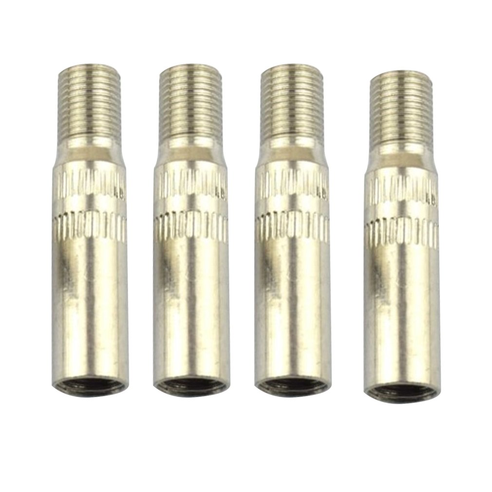 4 st/set krom metall bil lastbil husvagn däck hjul ventilförlängningar förlängare lock stam för skåpbil husvagn