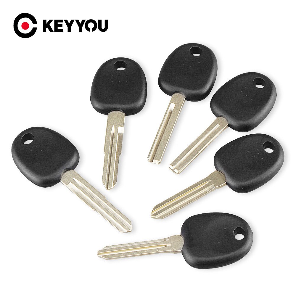 KEYYOU 10Stck Transponder Schlüssel Für Hyundai Akzent Sonate NF Elantra IX35 Tucson Verna Auto Schlüssel Hülse leer fallen Ersatz kein Logo