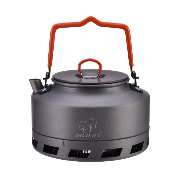 Bulin 1.1l utendørs vannkoker aluminiumslegering bærbar gryte reisepanne tekanne kaffeservise kokekar for fotturer camping matlaging: 1.6l