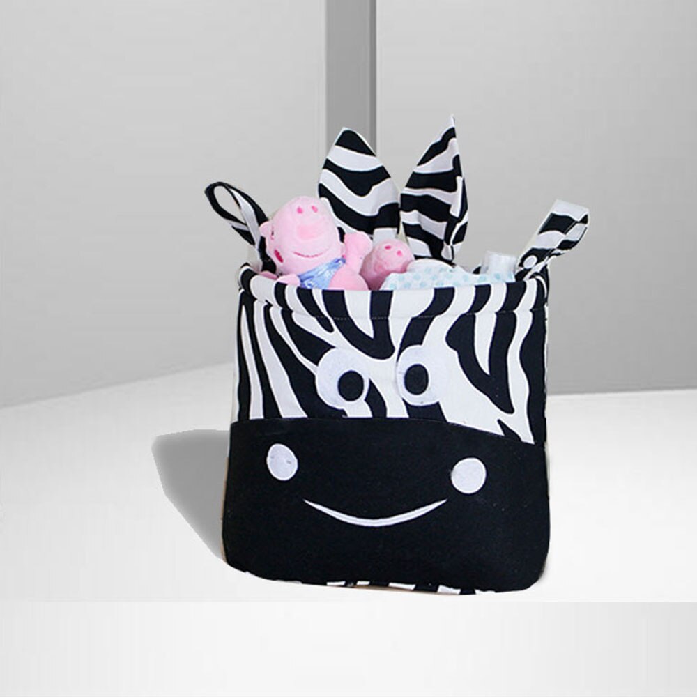 Saco para carros do bebê cama saco de suspensão armazenamento para carrinho de bebê highchair zebra padrão alta qualidade algodão lona