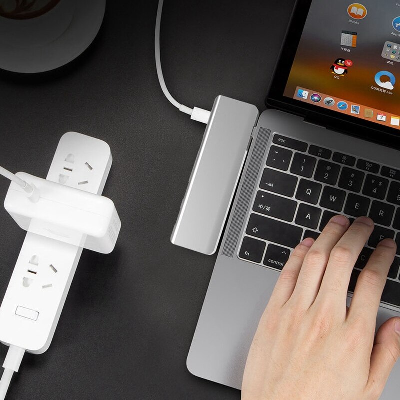 UGREEN Revodok USB C Hub met 4K@60Hz HDMI, Ethernet, PD100W, SD/TF, 2 USB 3.0