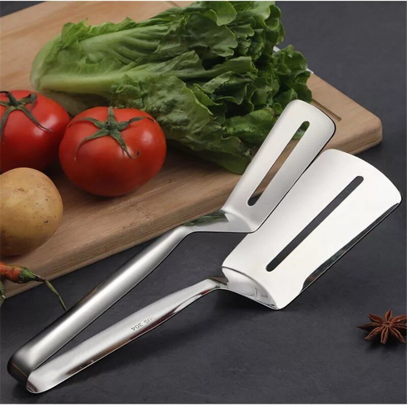 Kitchen BBQ Bread Utensil Set Barbecue Tong Fried Steak Shovel Fried Fish Shovel Clamp Kitchen Bread Meat Clamp Stainless Steel