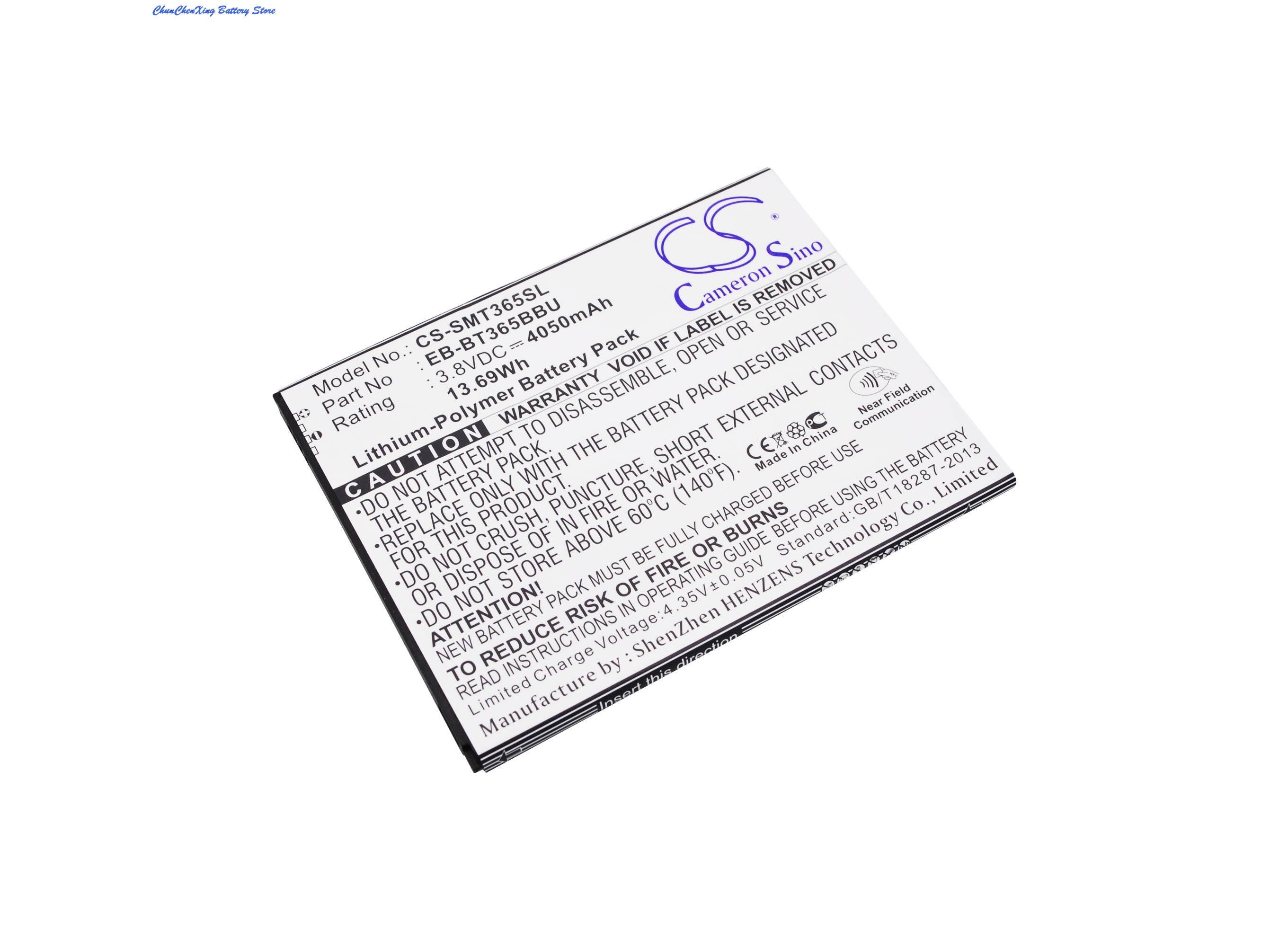 Cameron Sino Tablet Battery 4050mAh/4700mAh for Samsung SM-T360, SM-T365, SM-T390 Series