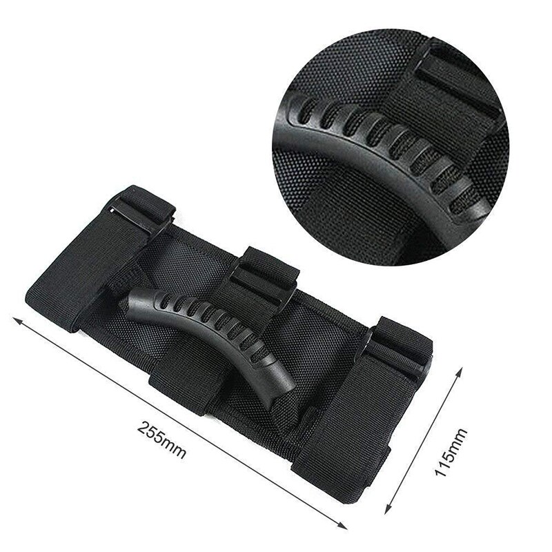 2pcs Car Grab Handle For Jeep Wrangler JK YJ TJ Roll Bar Grab Handles Grib Hand Holder Car Bar Roll Grips Holder