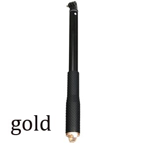 Aluminium 43 "Go Pro Hero 9 Einbeinstativ Selfie Stick + Fernbedienung clip halter Für GoPro hero 8 7 hero 5 zubehör: gold