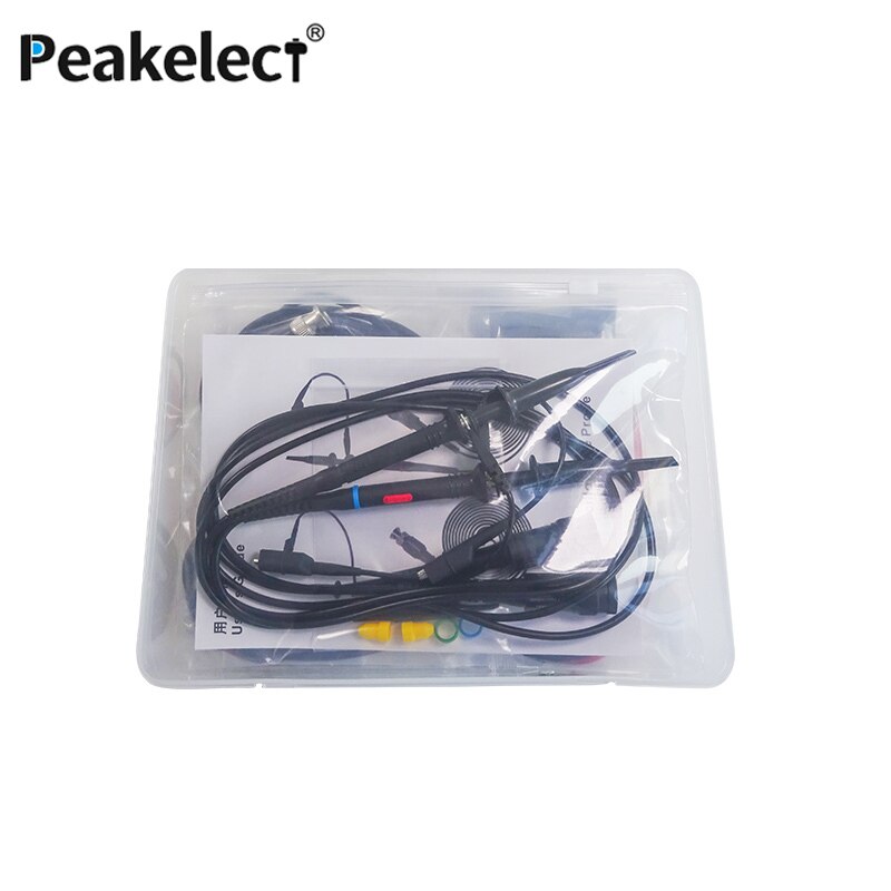 Peakelect P1260D Multimeter Test Leads kit + Oscilloscope Probes + BNC Test Leads Replaceable Multi-function Test Accessories