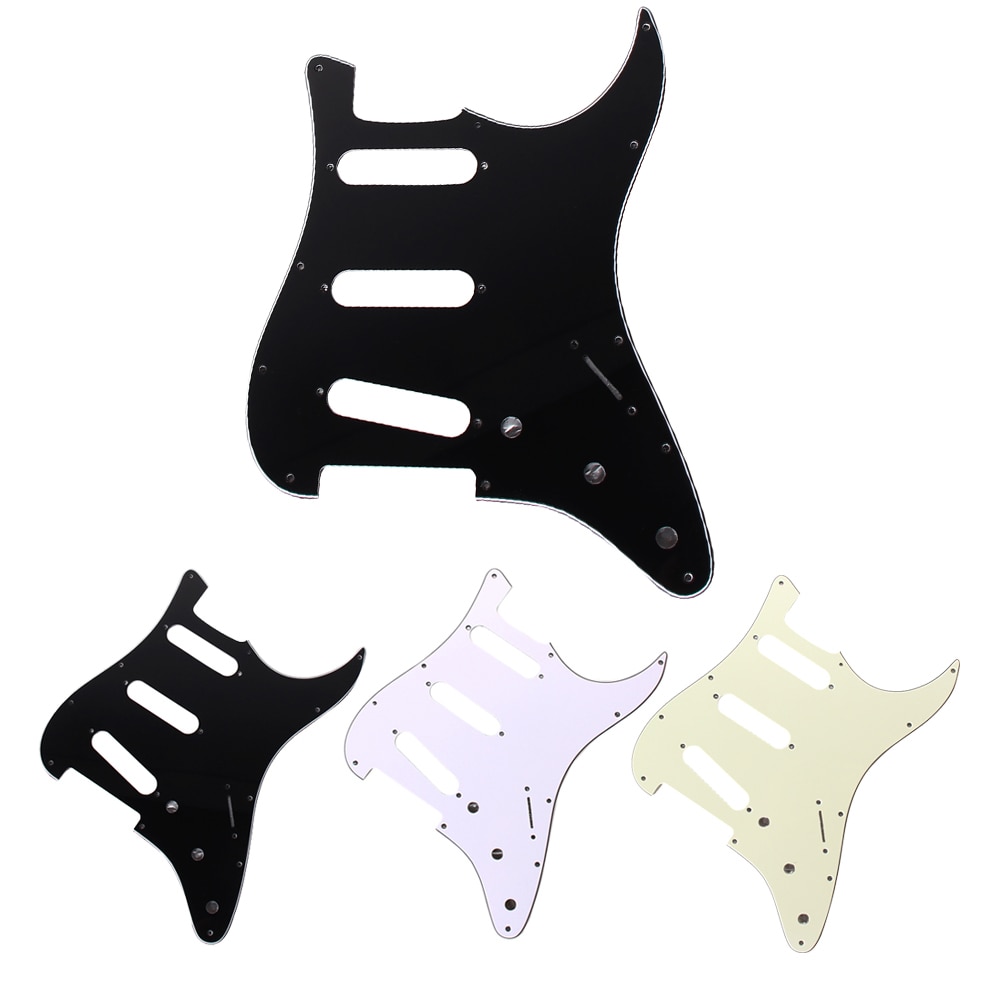 3Ply SSS PVC Electric Guitar Pickguard for FD All Guitar Protecting Accessories 11 Mounting Screw Holes pickguard