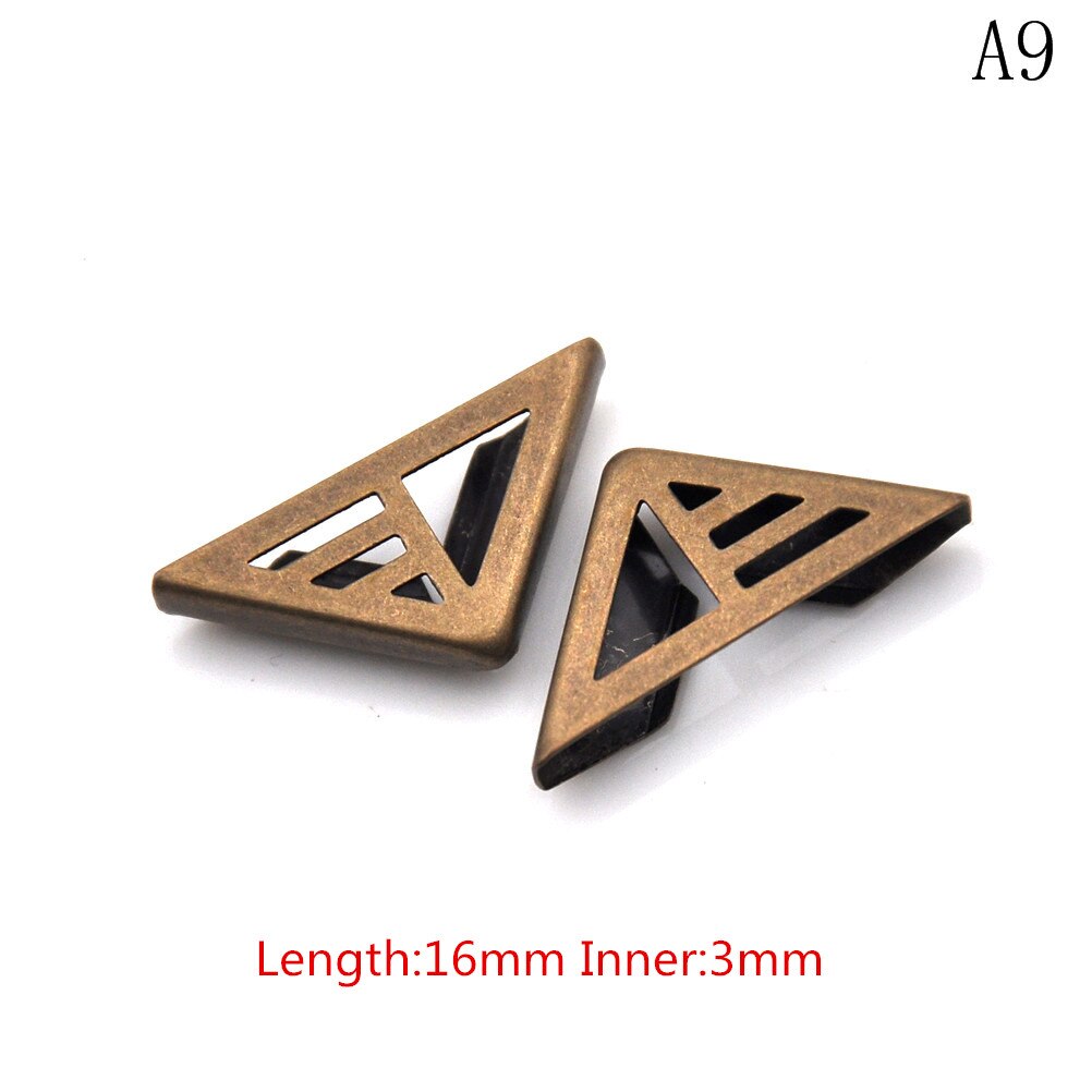 12PCS Metal Book Corner Scrapbooking Albums Menus Folders Protectors: A9