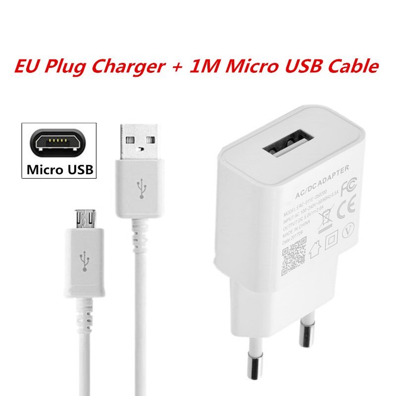 Para LG K4 K5 K7 K8 K10 G3 G4 G5 G6 G7 ThinQ V30 V40 Q6 más Q7 espíritu X Power 2 3 4 USB adaptador/cargador de pared: micro and charger