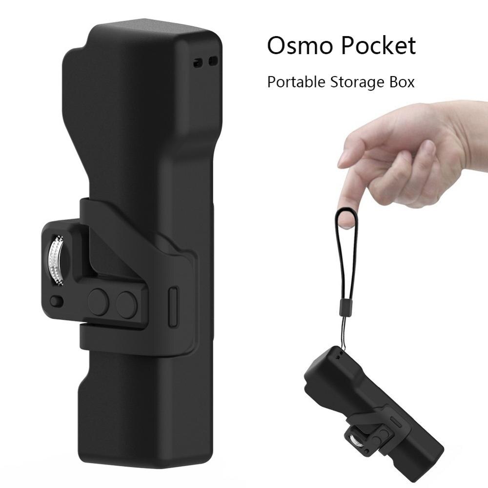 DJI Osmo bolsillo hebilla portátil caja de almacenamiento Gimbal Cámara funda protectora Sling Strap accesorios de protección