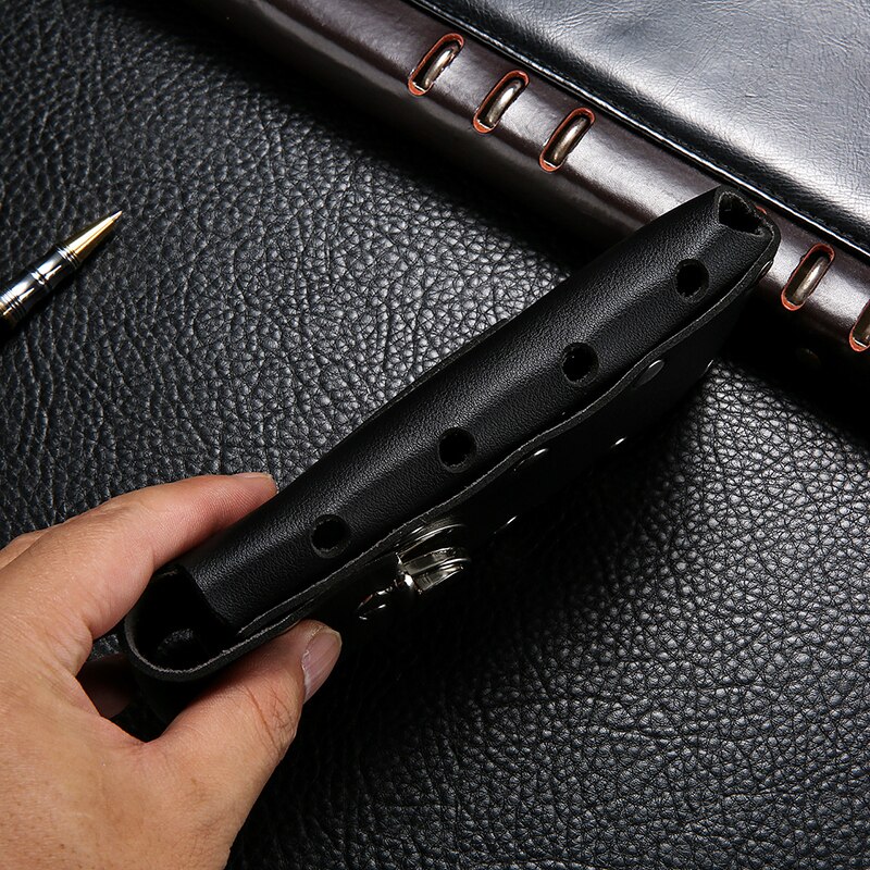 Universal Phone Pouch For iPhone X 10 8 7 6 6S Plus Xr Xs Max Bag Belt Clip Holster Leather Case With Card Cell Phone Purse